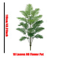 1PC 65-128CM Large Artificial Palm Tree Tropical Green Leaves Fake Plants Plastic Monstera Faux Tree Branch for Home Decor 2026