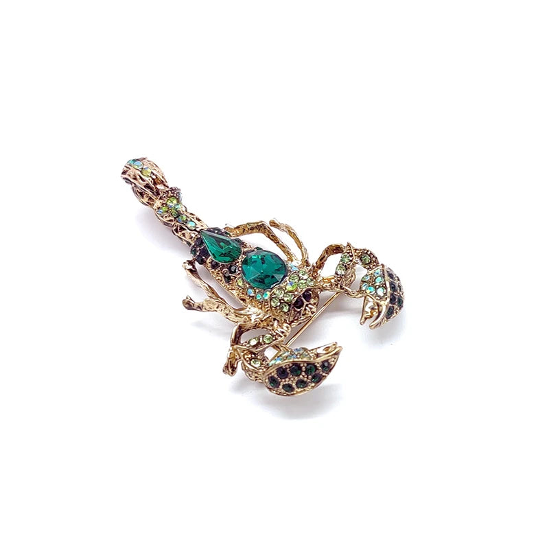 2025 New Three-dimensional Shape Animal Scorpion Brooch Wear Clothing Accessories Four Seasons Universal  Fine Jewelry